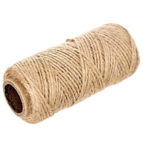 Sznurek jutowy pakowy naturalny mocny 50 m Sznurek jutowy pakowy naturalny mocny 50 m