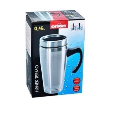 TERMICZNY KUBEK STALOWY Z UCHWYTEM 0,45L TERMOS TERMICZNY KUBEK STALOWY Z UCHWYTEM 0,45L TERMOS