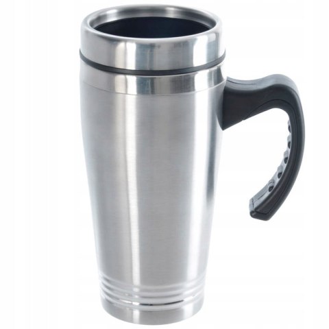 TERMICZNY KUBEK STALOWY Z UCHWYTEM 0,45L TERMOS TERMICZNY KUBEK STALOWY Z UCHWYTEM 0,45L TERMOS