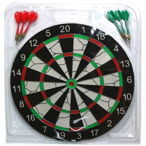 Tarcza do Darta Dwustronna MASTER 37 cm + 6 Rzutek Tarcza do Darta Dwustronna MASTER 37 cm + 6 Rzutek