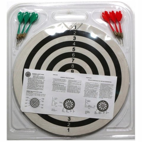 Tarcza do Darta Dwustronna MASTER 37 cm + 6 Rzutek Tarcza do Darta Dwustronna MASTER 37 cm + 6 Rzutek