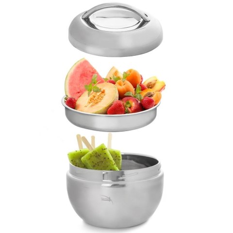 Termomisa termos obiadowy stalowy menażka 2 l APPLE Termomisa termos obiadowy stalowy menażka 2 l APPLE