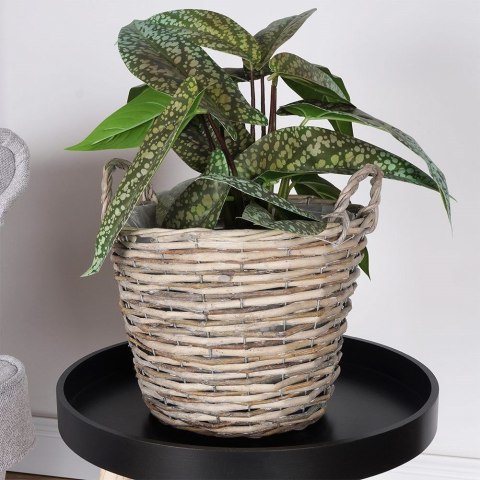 WIKLINOWA DONICZKA OSŁONKA NA ROŚLINY 22CM KOSZYK WIKLINOWA DONICZKA OSŁONKA NA ROŚLINY 22CM KOSZYK