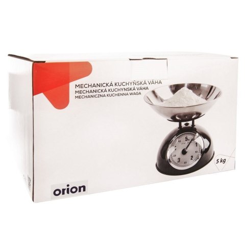 Waga kuchenna mechaniczna z miską retro 5 kg ORION Waga kuchenna mechaniczna z miską retro 5 kg ORION