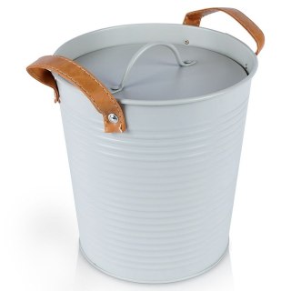 Wiaderko do lodu metalowe szare 3,3 l
