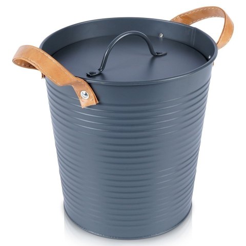 Wiaderko do lodu metalowe szare 3,3 l Wiaderko do lodu metalowe szare 3,3 l