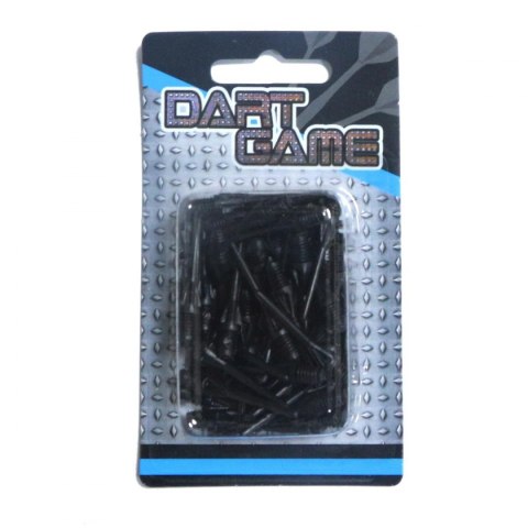 Wytrzymałe Końcówki Dart do Rzutek 50 sztuk BLACK Wytrzymałe Końcówki Dart do Rzutek 50 sztuk BLACK
