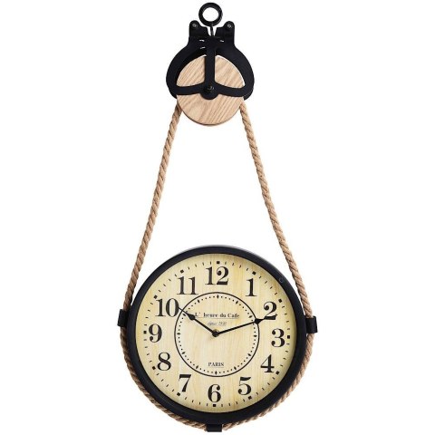 ZEGAR ŚCIENNY METALOWY NA SZNURZE LINIE LOFT RETRO ZEGAR ŚCIENNY METALOWY NA SZNURZE LINIE LOFT RETRO
