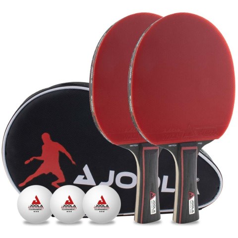 Zestaw Rakietki do Tenisa Stołowego Pokrowiec Piłeczki JOOLA Set Duo Pro Zestaw Rakietki do Tenisa Stołowego Pokrowiec Piłeczki JOOLA Set Duo Pro