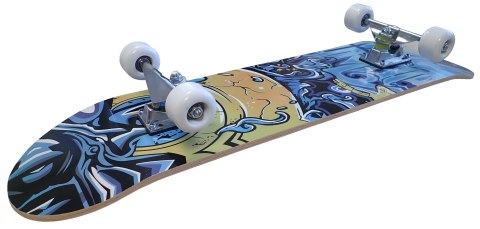 Deskorolka Klasyczna dla Dzieci Drewniana KUBISPORT Graffiti Deskorolka Klasyczna dla Dzieci Drewniana KUBISPORT Graffiti