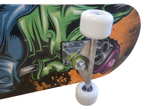 Deskorolka Klasyczna dla Dzieci Drewniana KUBISPORT Space Skull Deskorolka Klasyczna dla Dzieci Drewniana KUBISPORT Space Skull