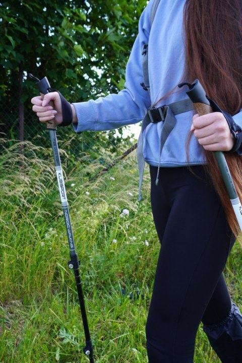 Kije Trekkingowe Regulowane Składane z Szybkozłączką KUBISPORT 145-72 cm Kije Trekkingowe Regulowane Składane z Szybkozłączką KUBISPORT 145-72 cm