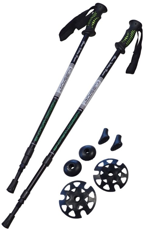 Kije Trekkingowe do Nordic Walking Składane Antishock KUBISPORT 72-145 cm Kije Trekkingowe do Nordic Walking Składane Antishock KUBISPORT 72-145 cm