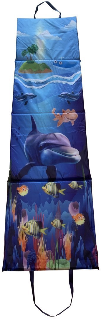 Koc Plażowy Mata Leżanka Leżak Składany Wodoodporny KUBISPORT 180x48 cm Koc Plażowy Mata Leżanka Leżak Składany Wodoodporny KUBISPORT 180x48 cm