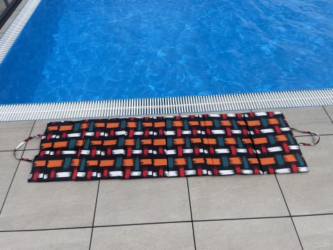 Koc Plażowy Mata Leżanka Leżak Składany Wodoodporny KUBISPORT 195x55 cm Koc Plażowy Mata Leżanka Leżak Składany Wodoodporny KUBISPORT 195x55 cm