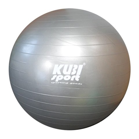 Piłka Gimnastyczna do Ćwiczeń Treningu KUBISPORT 75 cm Szara Piłka Gimnastyczna do Ćwiczeń Treningu KUBISPORT 75 cm Szara