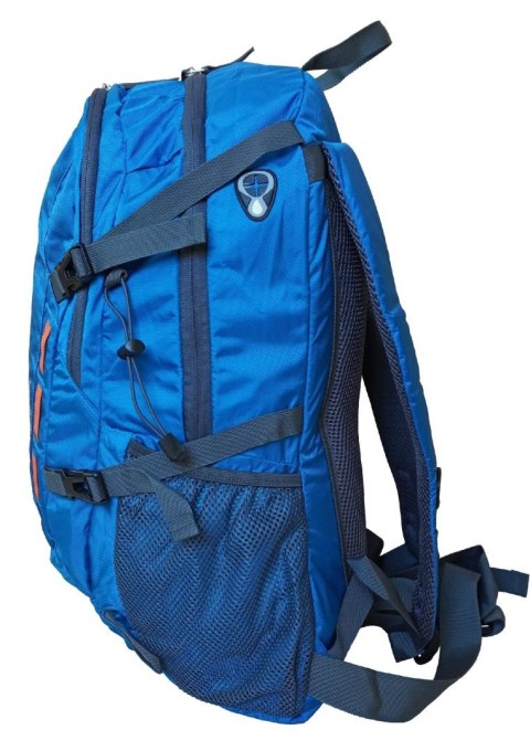 Plecak Turystyczny Sportowy Damski Męski Niebieski Solidny KUBISPORT 40 L Plecak Turystyczny Sportowy Damski Męski Niebieski Solidny KUBISPORT 40 L