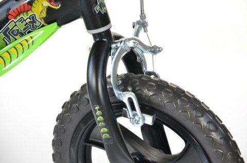 Rowerek Rower Dziecięcy dla Dzieci Chłopca z Bocznymi Kółkami DINO 14" Rowerek Rower Dziecięcy dla Dzieci Chłopca z Bocznymi Kółkami DINO 14"