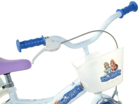 Rowerek Rower Dziecięcy dla Dzieci Dziewczynki z Bocznymi Kółkami DINO 12" Rowerek Rower Dziecięcy dla Dzieci Dziewczynki z Bocznymi Kółkami DINO 12"