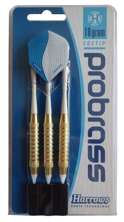 Rzutki Lotki do Gry w Darta Zestaw HARROWS SOFT PRO BRASS 16g 3 szt. Rzutki Lotki do Gry w Darta Zestaw HARROWS SOFT PRO BRASS 16g 3 szt.