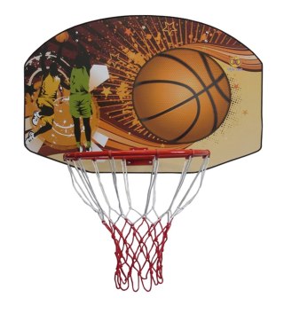 Tablica do Koszykówki Kosza z Siatką Zestaw KUBISPORT 90 x 60 cm