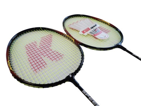 Zestaw Rakietki Paletki do Gry w Badmintona Rekreacyjny KUBISPORT Zestaw Rakietki Paletki do Gry w Badmintona Rekreacyjny KUBISPORT