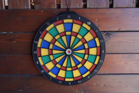 Zestaw Tarcza Soft Perforowana Dart Gra w Rzutki Lotki KUBISPORT 45 cm Zestaw Tarcza Soft Perforowana Dart Gra w Rzutki Lotki KUBISPORT 45 cm