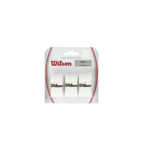 Owijki Wilson Pro Perforated 3 szt białe Owijki Wilson Pro Perforated 3 szt białe