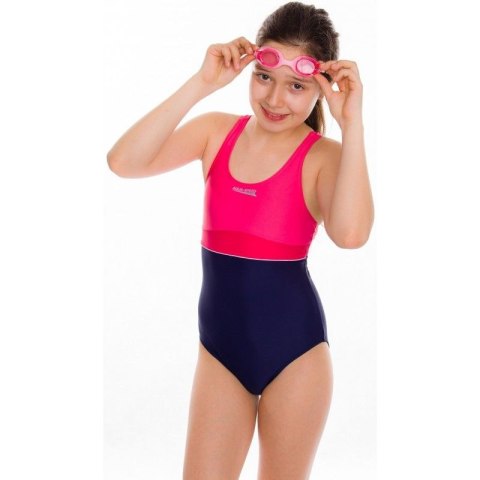 Strój kąpielowy Aqua-Speed EMILY Junior granatowo-różowy Strój kąpielowy Aqua-Speed EMILY Junior granatowo-różowy