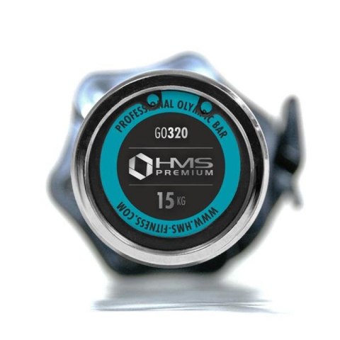 Gryf olimpijski HMS LOCK JAW BLACK 183 cm GO320 Gryf olimpijski HMS LOCK JAW BLACK 183 cm GO320