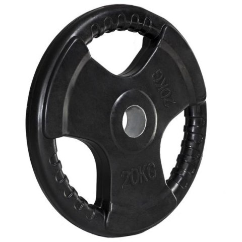 Talerz olimpijski ogumowany 20 kg HMS TOK20 Talerz olimpijski ogumowany 20 kg HMS TOK20