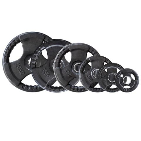 Talerz olimpijski ogumowany 20 kg HMS TOK20 Talerz olimpijski ogumowany 20 kg HMS TOK20