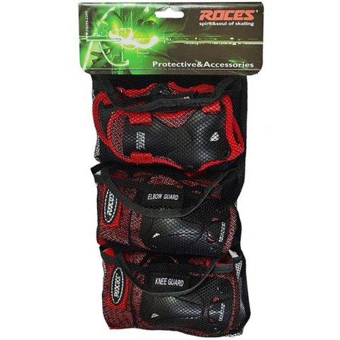 Ochraniacze Roces Ventilated JR 3-PACK 301352 02 Ochraniacze Roces Ventilated JR 3-PACK 301352 02