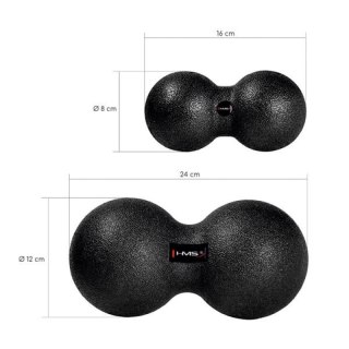 Podwójna piłka do masażu / Duo Ball HMS BLM02 8*16CM