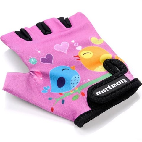 Rękawiczki rowerowe Meteor Owl Jr 24175-24177