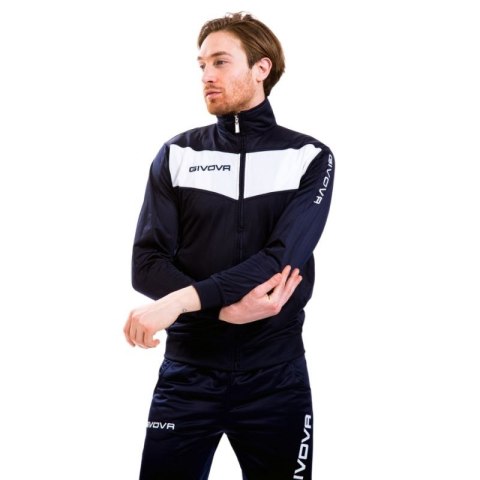 Dres Givova Visa granatowo biały 0403