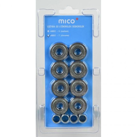 Łożysko Mico ABEC-7 chromowe /8szt/ Łożysko Mico ABEC-7 chromowe /8szt/