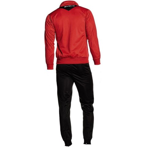 Dres Givova Tuta Visa TR018 1210 czerwony/czarny Dres Givova Tuta Visa TR018 1210 czerwony/czarny