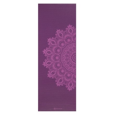 Mata do jogi Purple Mandala 6mm GAIAM 62202 Mata do jogi Purple Mandala 6mm GAIAM 62202