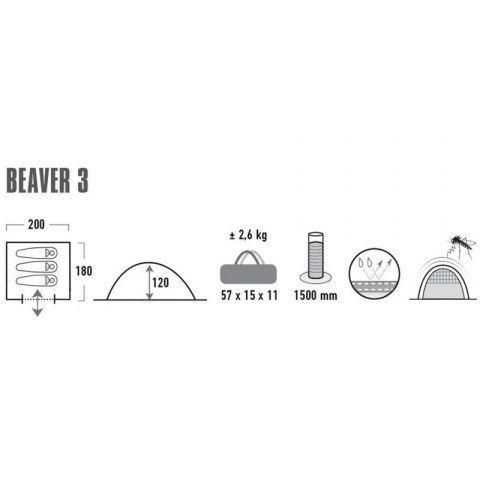 Namiot High Peak Beaver 3 10320 Namiot High Peak Beaver 3 10320
