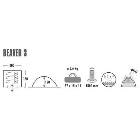 Namiot High Peak Beaver 3 10322 Namiot High Peak Beaver 3 10322