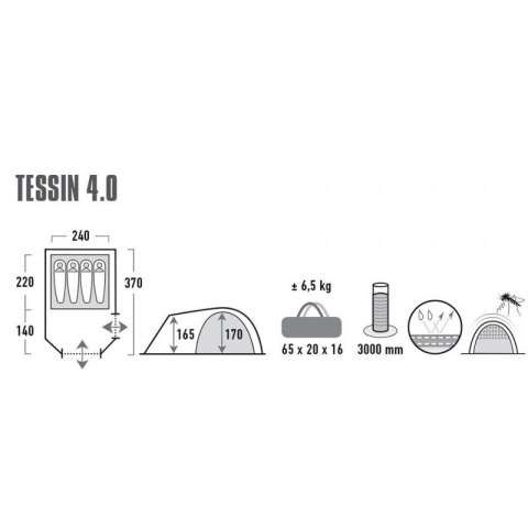 Namiot High Peak Tessin 4 10224