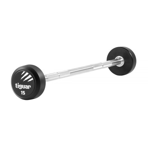 Barbell prosty tiguar PU 15 kg TI-WPBPU015 Barbell prosty tiguar PU 15 kg TI-WPBPU015