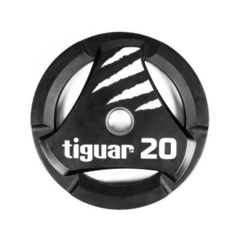 Talerz olimpijski tiguar PU 20 kg TI-WTPU02000 Talerz olimpijski tiguar PU 20 kg TI-WTPU02000