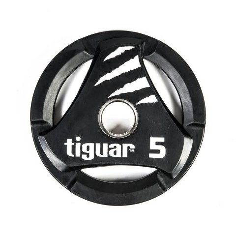 Talerz olimpijski tiguar PU 5 kg TI-WTPU00500 Talerz olimpijski tiguar PU 5 kg TI-WTPU00500