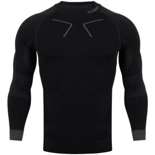 Koszulka termoaktywna Alpinus Tactical Base Layer czarno-szara M GT43219