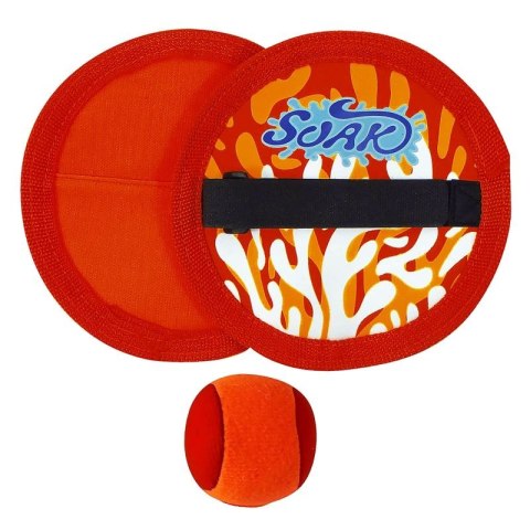 Gra Na Rzepy Catch Ball Czerwona Solex AN-0510R Gra Na Rzepy Catch Ball Czerwona Solex AN-0510R