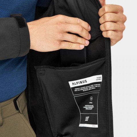 Kurtka Softshell Alpinus Stenshuvud czarna BR43371