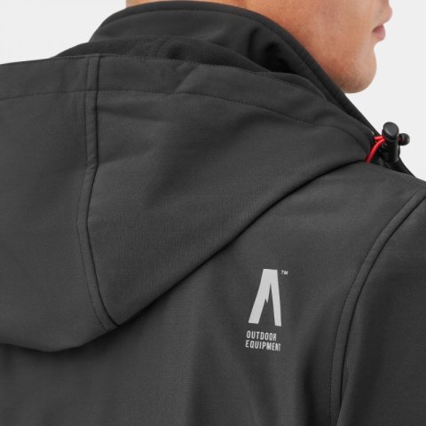 Kurtka Softshell Alpinus Stenshuvud czarna BR43371