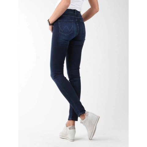 Jeansy Wrangler High Rise Skinny Subtle Blue W27HX786N Jeansy Wrangler High Rise Skinny Subtle Blue W27HX786N